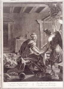 Penelope at Her Loom by Bernard Picart