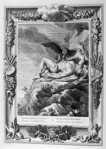 Prometheus Devoured by the Eagle (engraving)