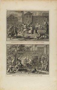 Sacrifice of a Black Lamb...Feast in Honor of the Sun by Bernard Picart