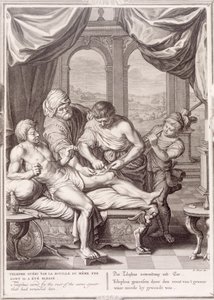 Telephus Cured by the Rust of the Same Spear Which Wounded Him