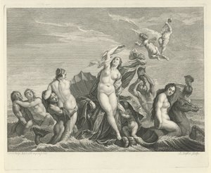 Triumph of Galatea by Bernard Picart