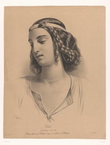 Portrait of the Actress Mademoiselle Rachel (Élisabeth Rachel Félix) (Study)
