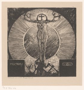 Figure Before the Appearance of a Deer (The Vision of St. Hubertus)