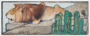 Lying Lion