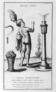 A representation of June by Bernard de Montfaucon