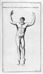 Hercules Who Carries the World, 1757 by Bernard de Montfaucon