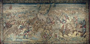 Episode of the Battle of Pavia (1525) by Bernard van Orley