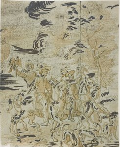 Falcon Hunt by Bernard van Orley