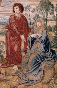 Flemish tapestry. Series Dais of Charles V. Christ of Mercy. Tapestry panel behind the dais. Model Bernard van Orley. Manufacture Pieter de Pannemaker, Brussels. 1518-1524. by Bernard van Orley