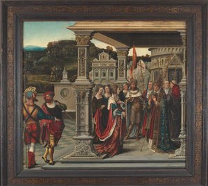Saint Helena before the Pope in Rome, ca 1510-1520 by Bernard van Orley