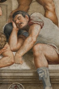 Counterfaccata, Bernardino Gatti, Resurrection 1529 (Detail) by Bernardino Gatti