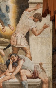 Counterfaccata, Bernardino Gatti, Resurrection 1529 (detail) by Bernardino Gatti