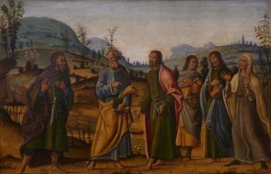 Saint Clement Finds His Family by Bernardino Fungai