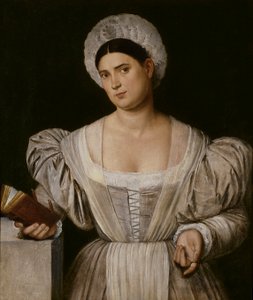 Portrait of a Woman (Agnese, the Painter’s Sister-in-law?) by Bernardino Licinio
