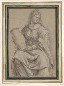 Woman Holding a Vase by Bernardino Licinio