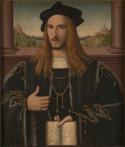 Portrait of Alberto Pio by Bernardino Loschi