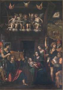 Adoration of the Shepherds by Bernardino Luini