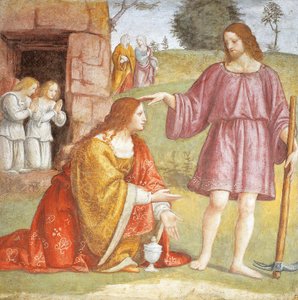 Christ risen appearing to Mary Magdalene by Bernardino Luini