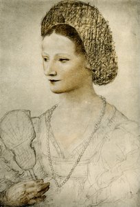 Portrait of an Unknown Woman with a Fan