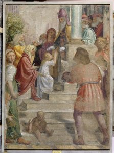 Presentation of Mary at the Temple by Bernardino Luini
