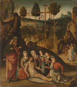Lamentation of Christ by Bernardino Zaganelli di Bosio (attributed to)