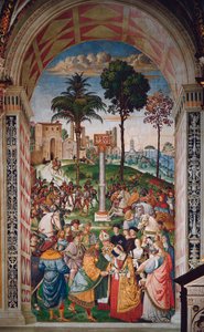Life of Pope Pius II (Enea Silvio Piccolomini) by Bernardino di Betto Pinturicchio