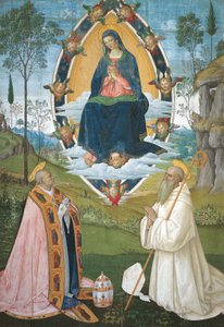 Madonna with Gregory the Great and Saint Benedict