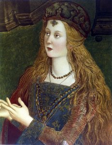 Portrait of Lucretia Borgia by Bernardino di Betto Pinturicchio