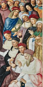 The Piccolomini Library, south east wall: “Aeneas Sylvius receives the Cardinal’s hat from Pope Calixtus III, December 17