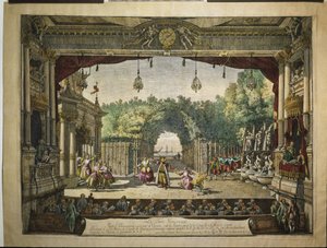 Ballet Le Turc Généreux in the Vienna Burgtheater by Bernardo Bellotto