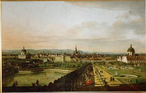 Vienna Seen from the Belvedere by Bernardo Bellotto