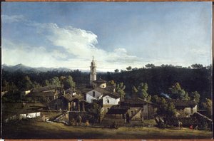 View of Gazzada by Bernardo Bellotto