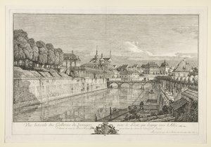 View of the Zwinger, Dresden by Bernardo Bellotto