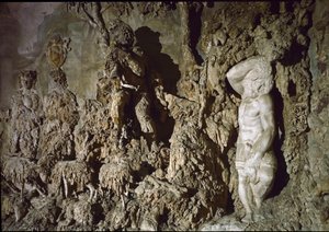 Internal View of the Cave of Boboli (detail) by Bernardo Buontalenti