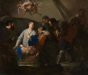 Adoration of the Shepherds by Bernardo Cavallino
