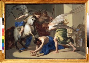 The Expulsion of Heliodorus from the Temple by Bernardo Cavallino
