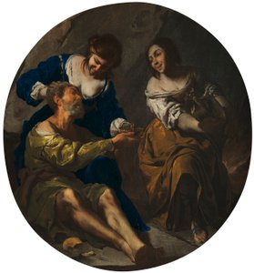 Lot and his Daughters by Bernardo Cavallino