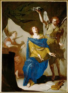 The Ecstasy of Saint Cecily by Bernardo Cavallino