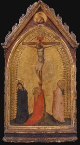 The Crucifixion with Mary Magdalen, Madonna and John the Evangelist by Bernardo Daddi