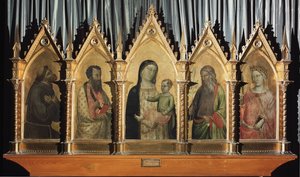 Virgin and child with saints Francis, Bartholomew, St. John and St. Catherine of Alexandria