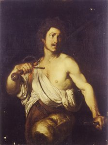 David with the Head of Goliath by Bernardo Strozzi