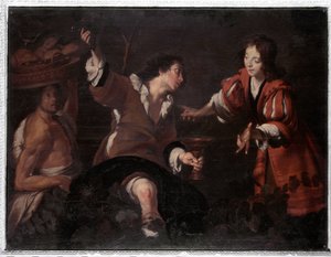 Joseph Interprets the Dreams by Bernardo Strozzi