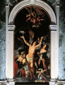 St Sebastian Cured by the Holy Women by Bernardo Strozzi