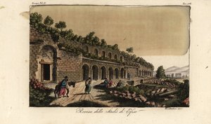 Ruins of the stadium at Ephesus, Greece by Bernardoni Bernardoni
