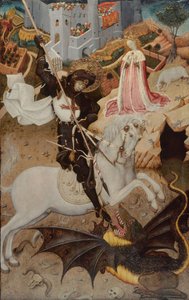 Saint George Killing the Dragon, 1434-1435 by Bernat Martorell the Elder