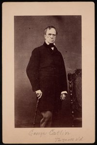 Portrait of George Catlin by Bernheim