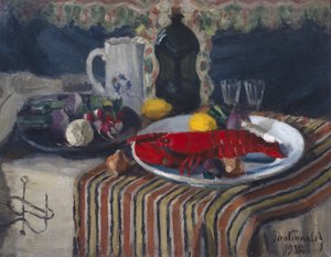 Plate with Lobster and Lemon