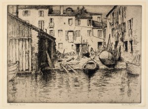 Boat Shop, Venice by Bertha E. Jaques