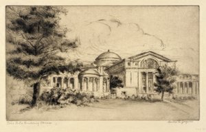 Fine Arts Building, Chicago (Facade, West) by Bertha E. Jaques