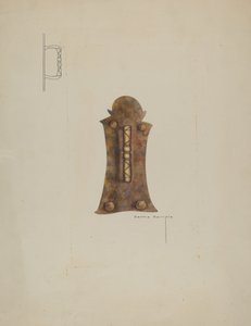 Iron Door Handle by Bertha Semple